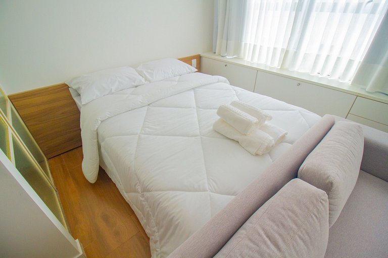 Flat - Alugar perto do Shopping, Hospital Unimed, FATESA
