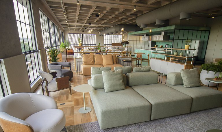 Flat - Shopping Iguatemi, Hospital Unimed, Fatesa, Zona Sul