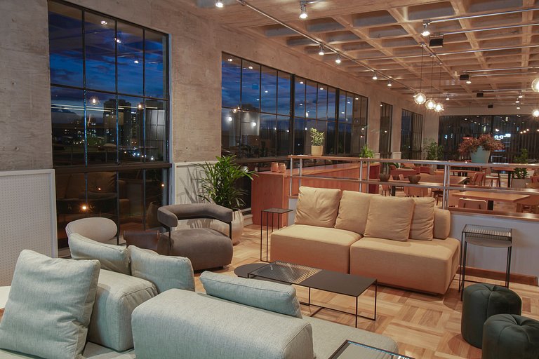 Blend Coliving - Sacada com Vista, Cama Queen, Piscina, WiFi
