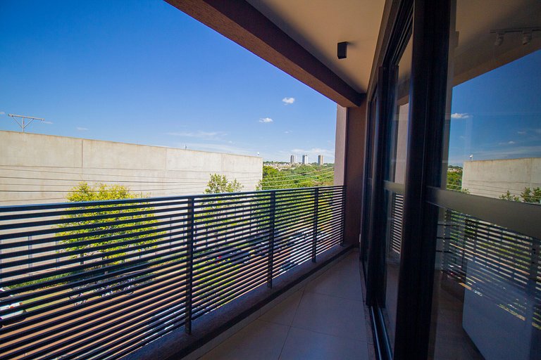 Flat Ribeirão Preto - Piscina, Academia, Coworking, FATESA