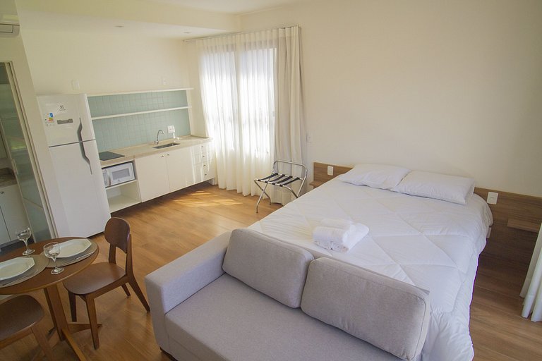 Blend Coliving One, Flat com sacada, vista, WiFi, Garagem