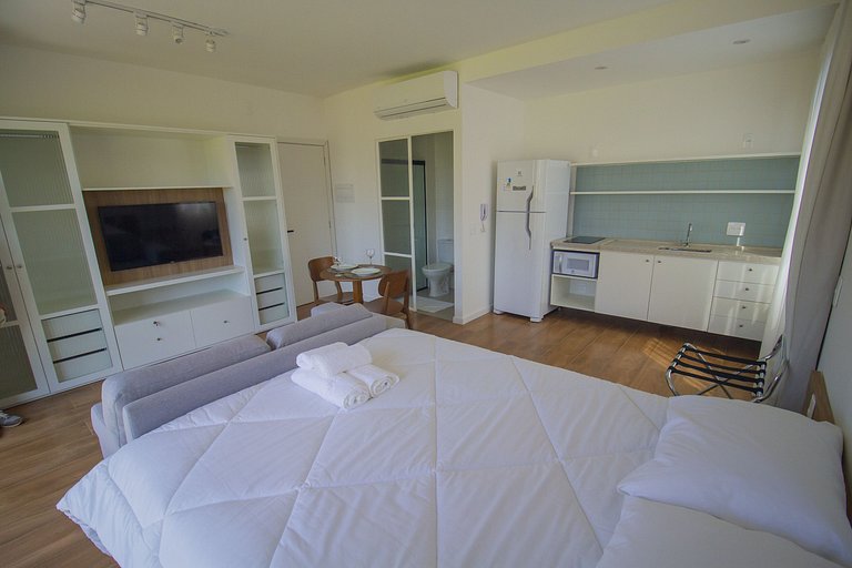 Blend Coliving One, Flat com sacada, vista, WiFi, Garagem