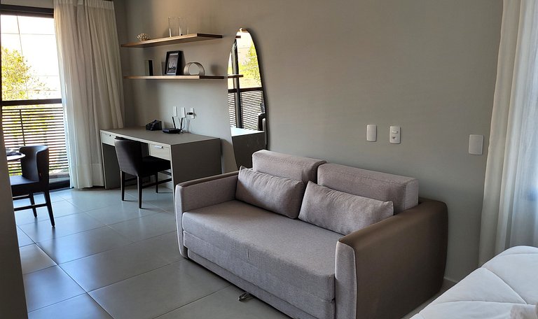 Blend Coliving One - Studio com Sacada, WiFi, Garagem - Flat