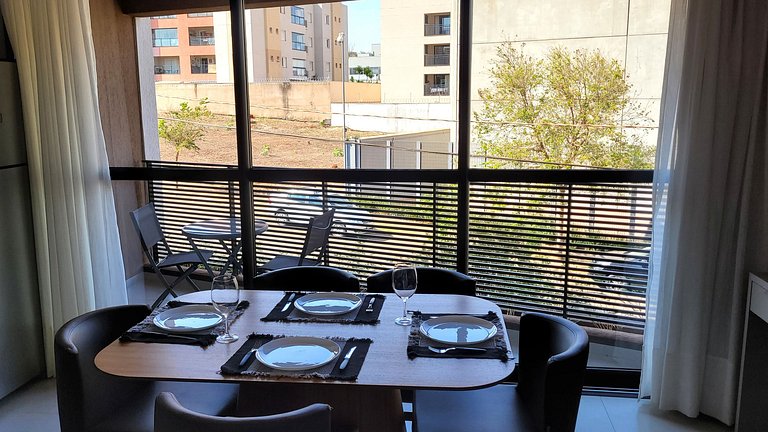 Blend Coliving One - Flat com Sacada, WiFi, Garagem - Flat