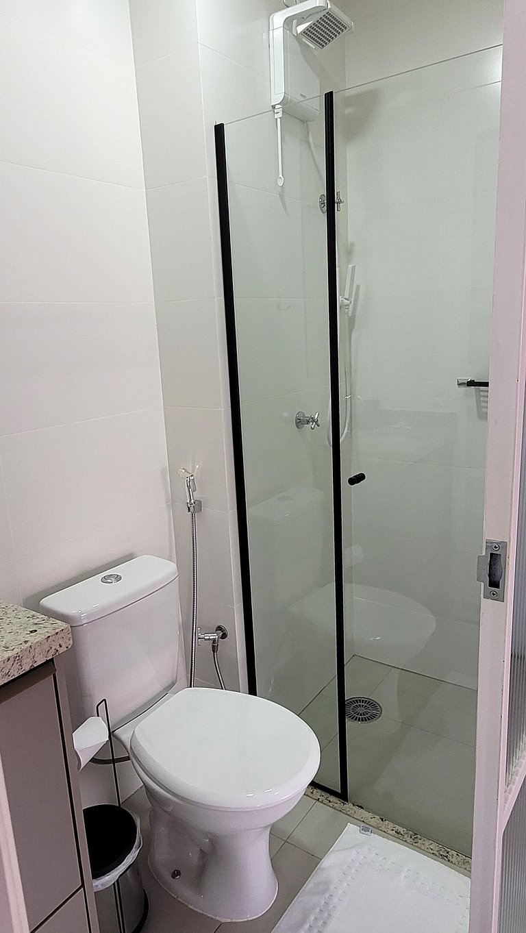 Blend Coliving One - Studio com Sacada, WiFi, Garagem - Flat