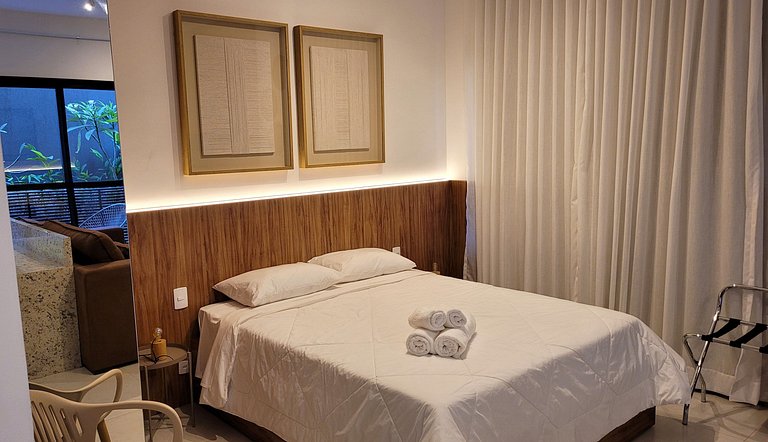 Flat perto Shopping Iguatemi, Hospital Unimed, FATESA, Unip