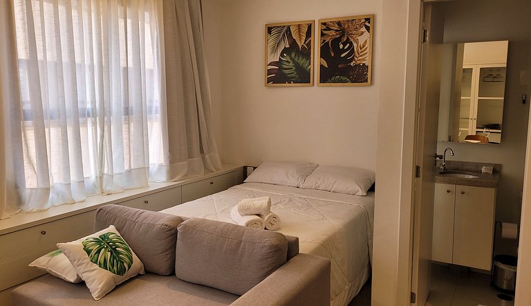 Studio - Alugar perto do Shopping, Hospital Unimed, FATESA