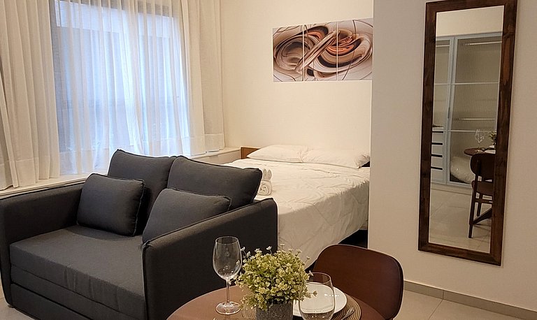 Alugar Flat Blend Coliving - Ribeirão Preto - prox Shopping