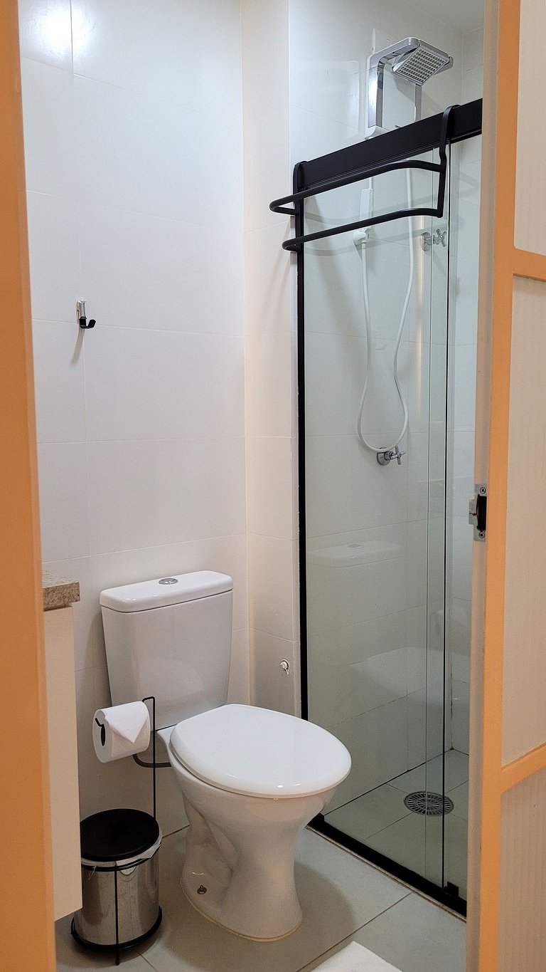 Blend Coliving One, Flat decorado, sacada com vista, Garagem
