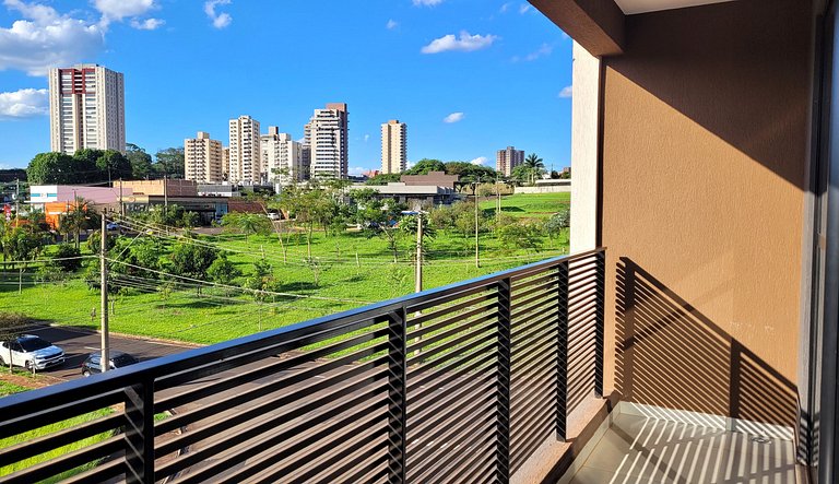 Blend Coliving One, Flat decorado, sacada com vista, Garagem