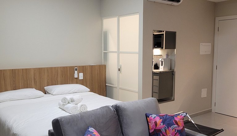 Flat - Alugar perto do Shopping, Hospital Unimed, FATESA