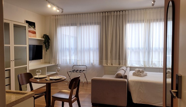 Blend Coliving - Flat prox. Fatesa, Hosp Unimed e Shoppings