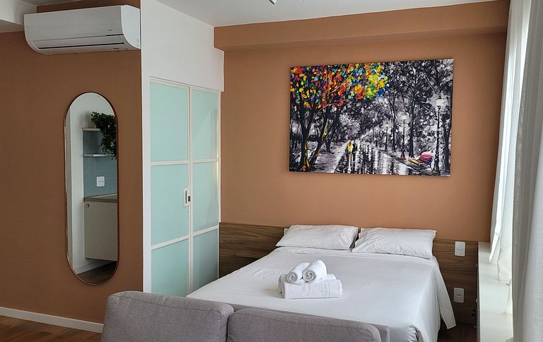 Flat perto do Shopping, Hospital Unimed, Fatesa, Unip