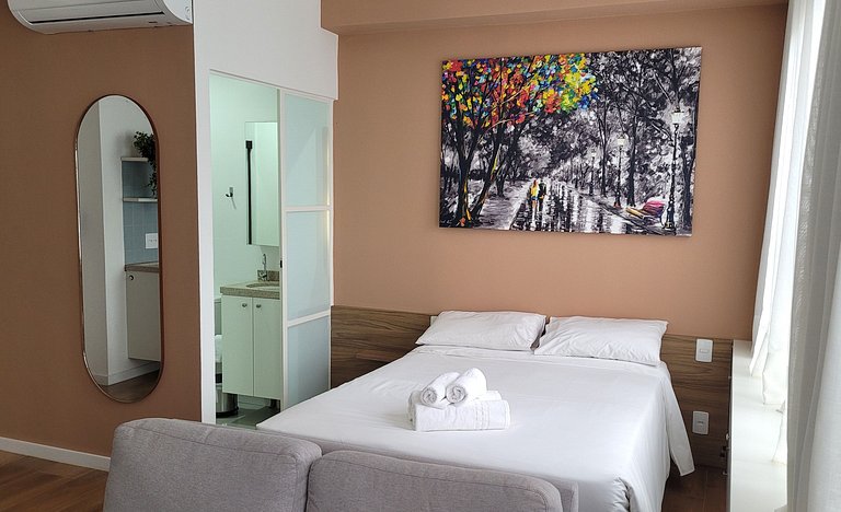 Flat perto do Shopping, Hospital Unimed, Fatesa, Unip