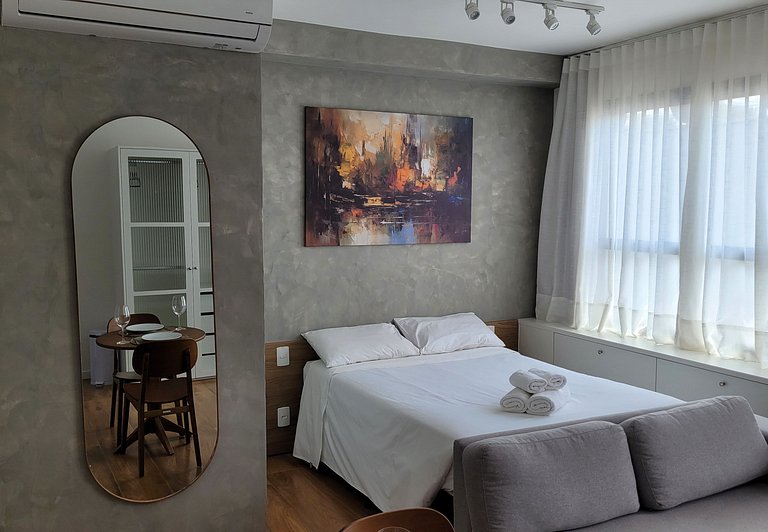 Flat - Alugar perto do Shopping, Hospital Unimed, Fatesa