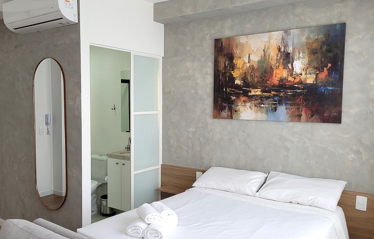 Flat - Alugar perto do Shopping, Hospital Unimed, Fatesa