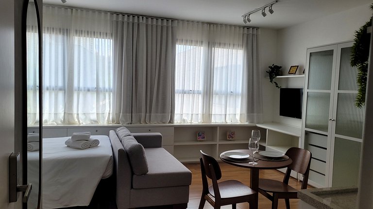 Flat - Alugar perto do Shopping, Hospital Unimed, Fatesa