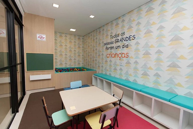 2 quartos c/ vista pra piscina | Varanda Botânico