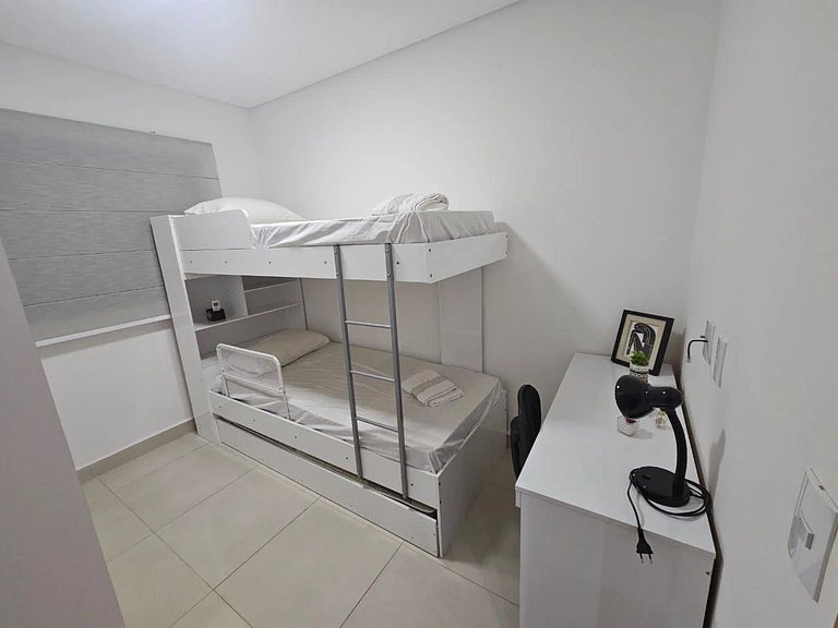 2 quartos c/ vista pra piscina | Varanda Botânico