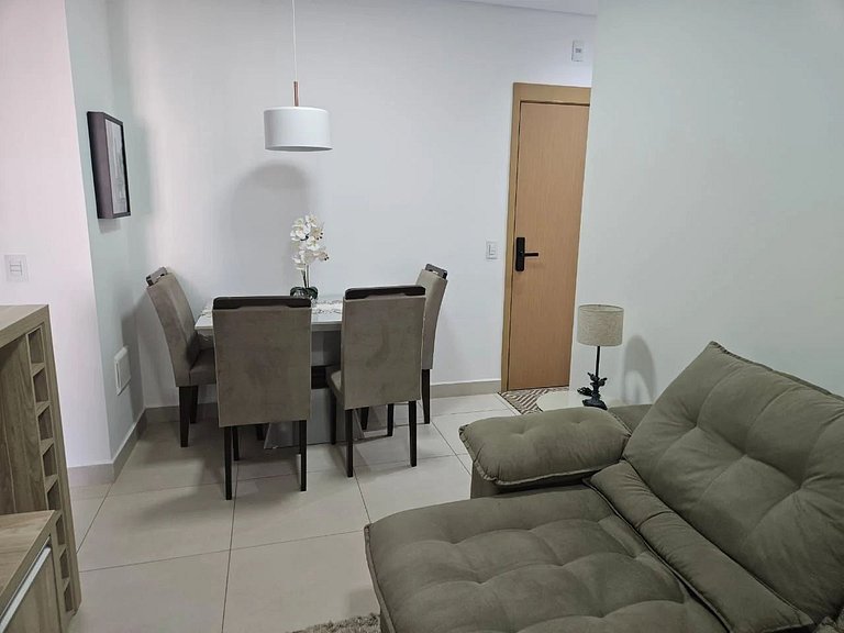 2 quartos c/ vista pra piscina | Varanda Botânico