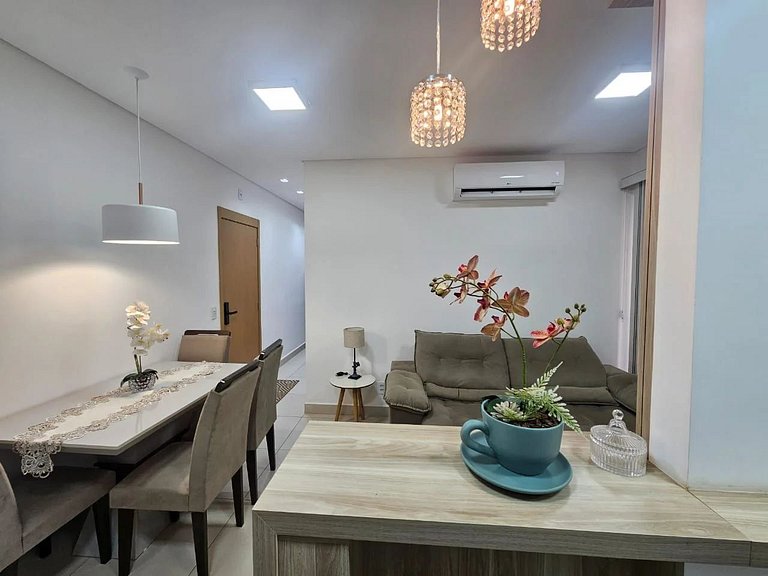 2 quartos c/ vista pra piscina | Varanda Botânico