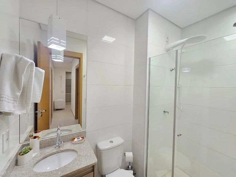 2 quartos c/ vista pra piscina | Varanda Botânico