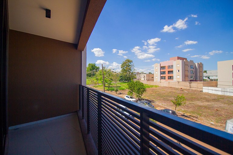 Studio 119 - Flat com Sacada, Vista, Ar Cond, WiFi